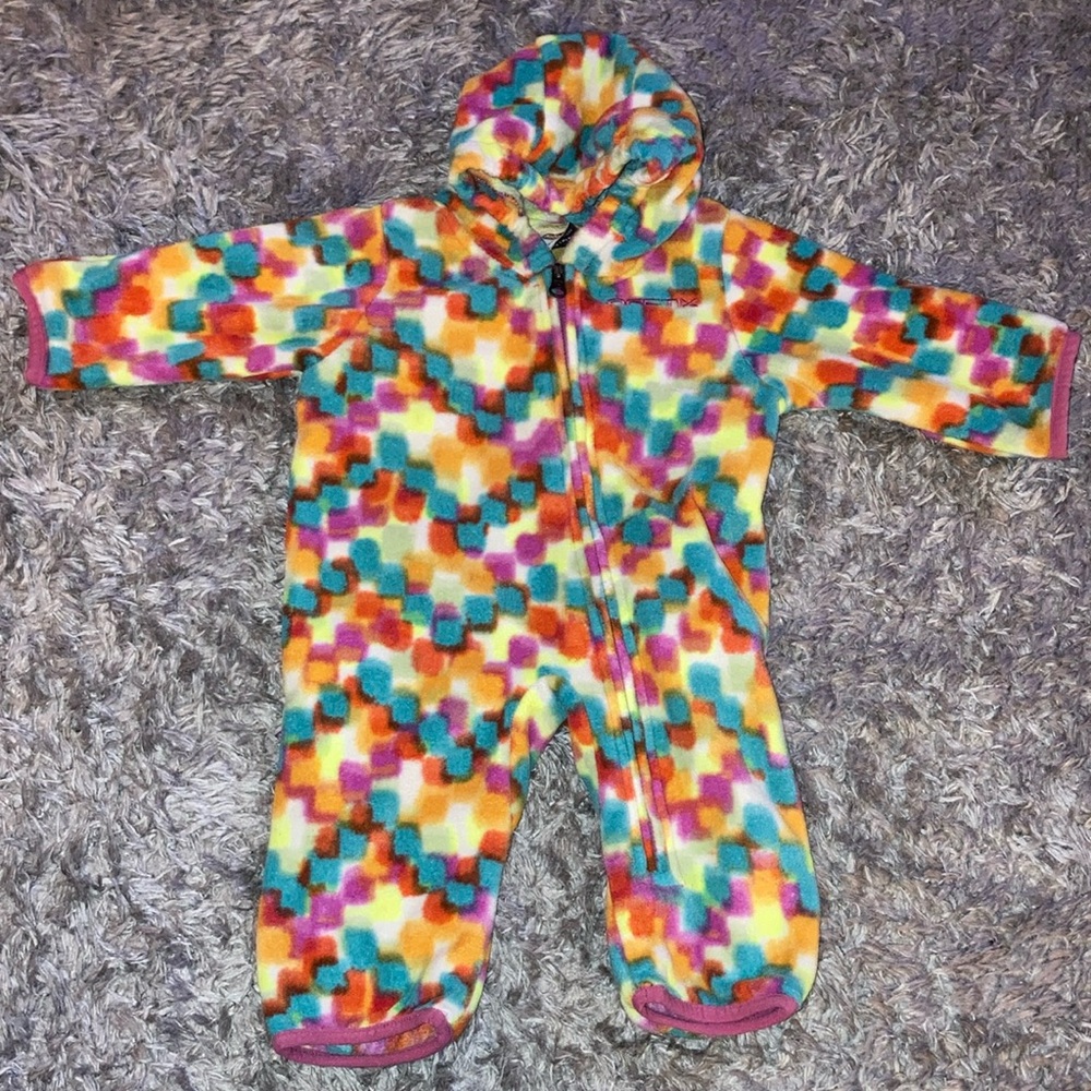Arctix unisex-baby Bunting Suit foldable feet and hands hooded EUC 6-9 months